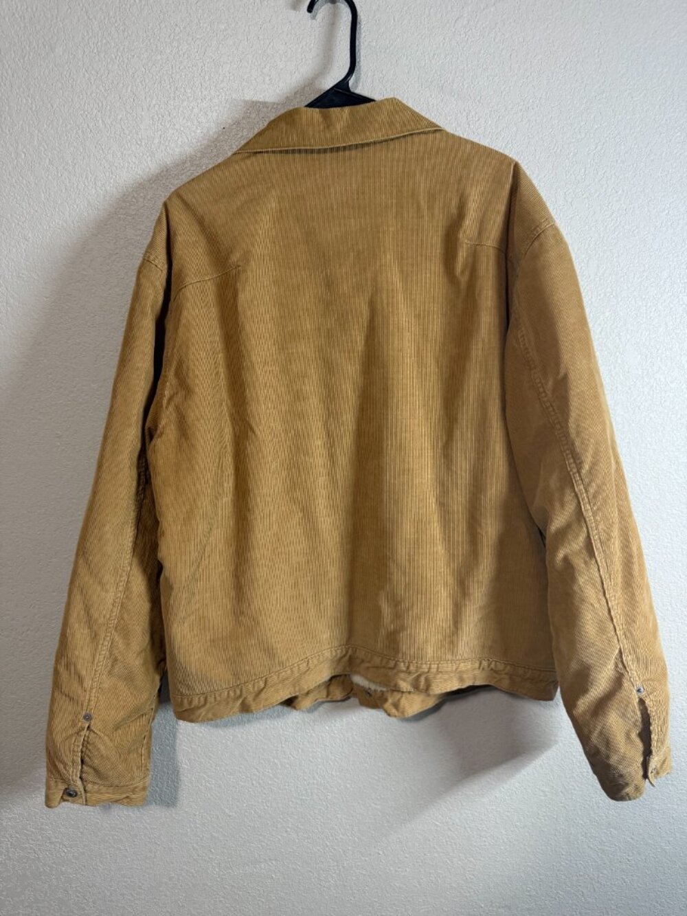 Levi Strauss & Co. Men's Vintage Tan Corduroy Sherpa Trucker Jacket Size XL - Picture 4 of 9